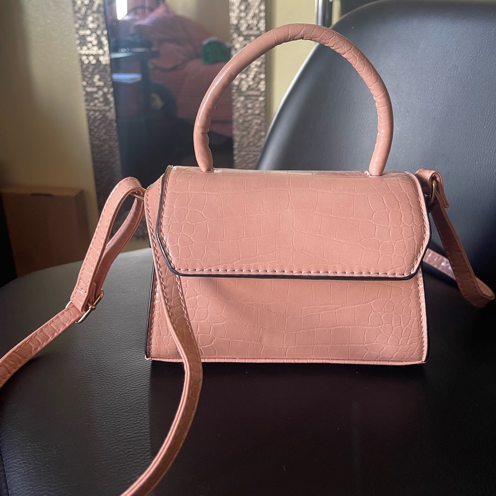 Pink mini purse